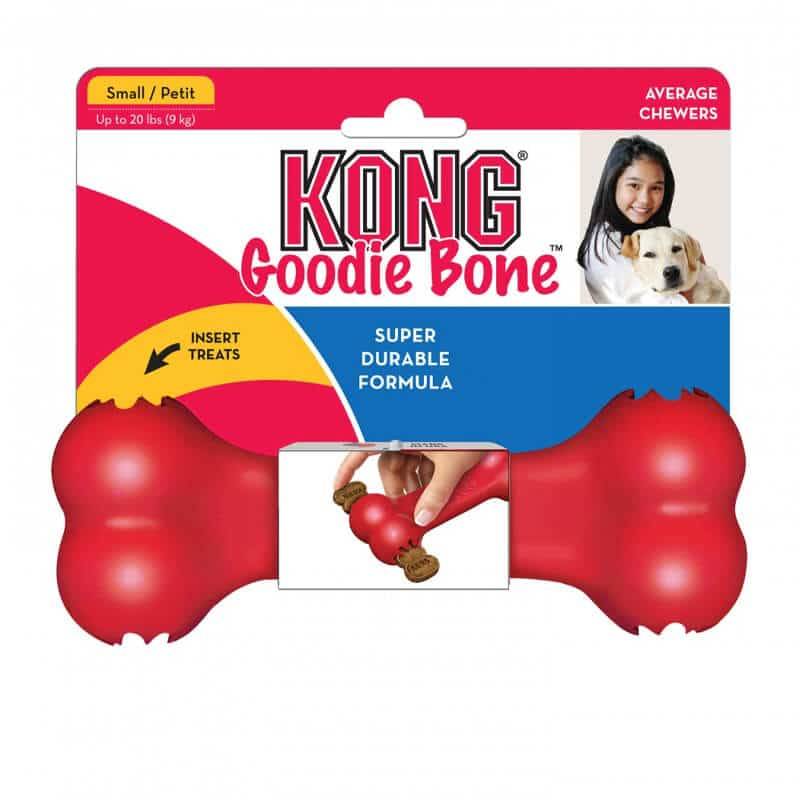 משחק לכלב קונג עצם גומי אדום  Kong S