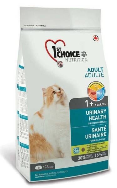 1st choice urinary מזון יבש לחתולים - 5.44 ק"ג