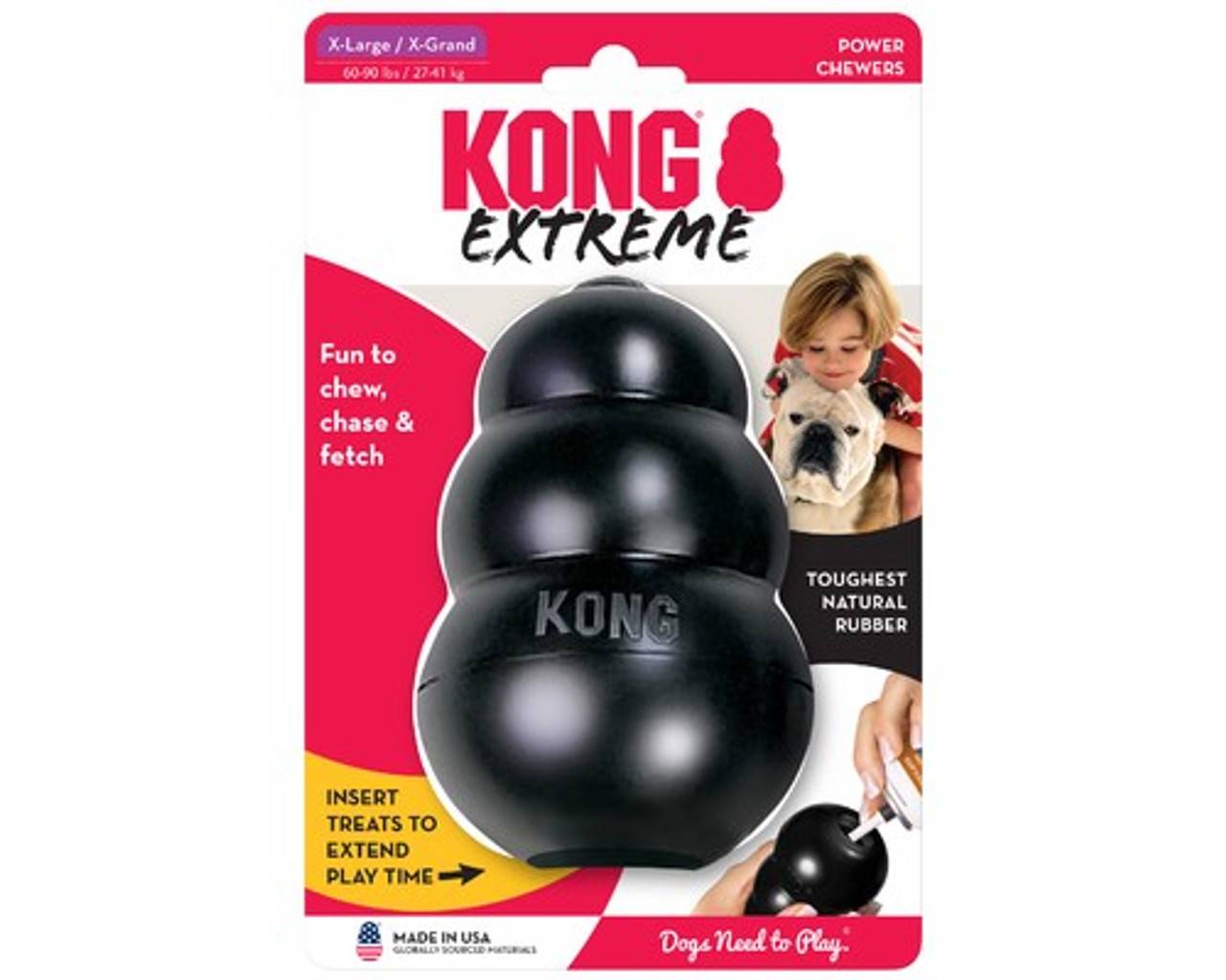 kong extreme צעצוע להגשת חטיף XL