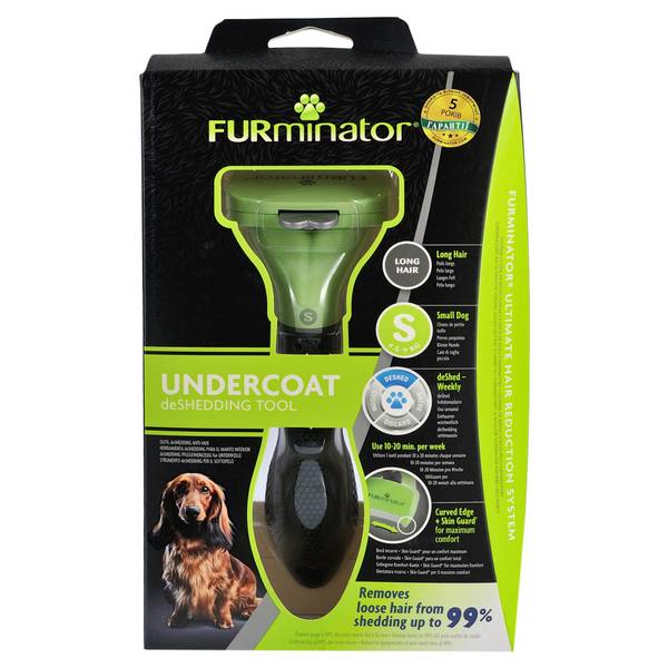 Furminator deSHEDDING Tool מברשת לכלבים קטנים S ארוכי פרווה