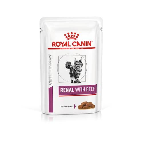 royal canin renal with beef שימור לחתולים רנל עם ב - 85 גרם