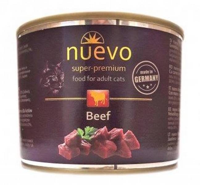 nuevo beef נואבו שימור לחתולים בקר - 200 גרם