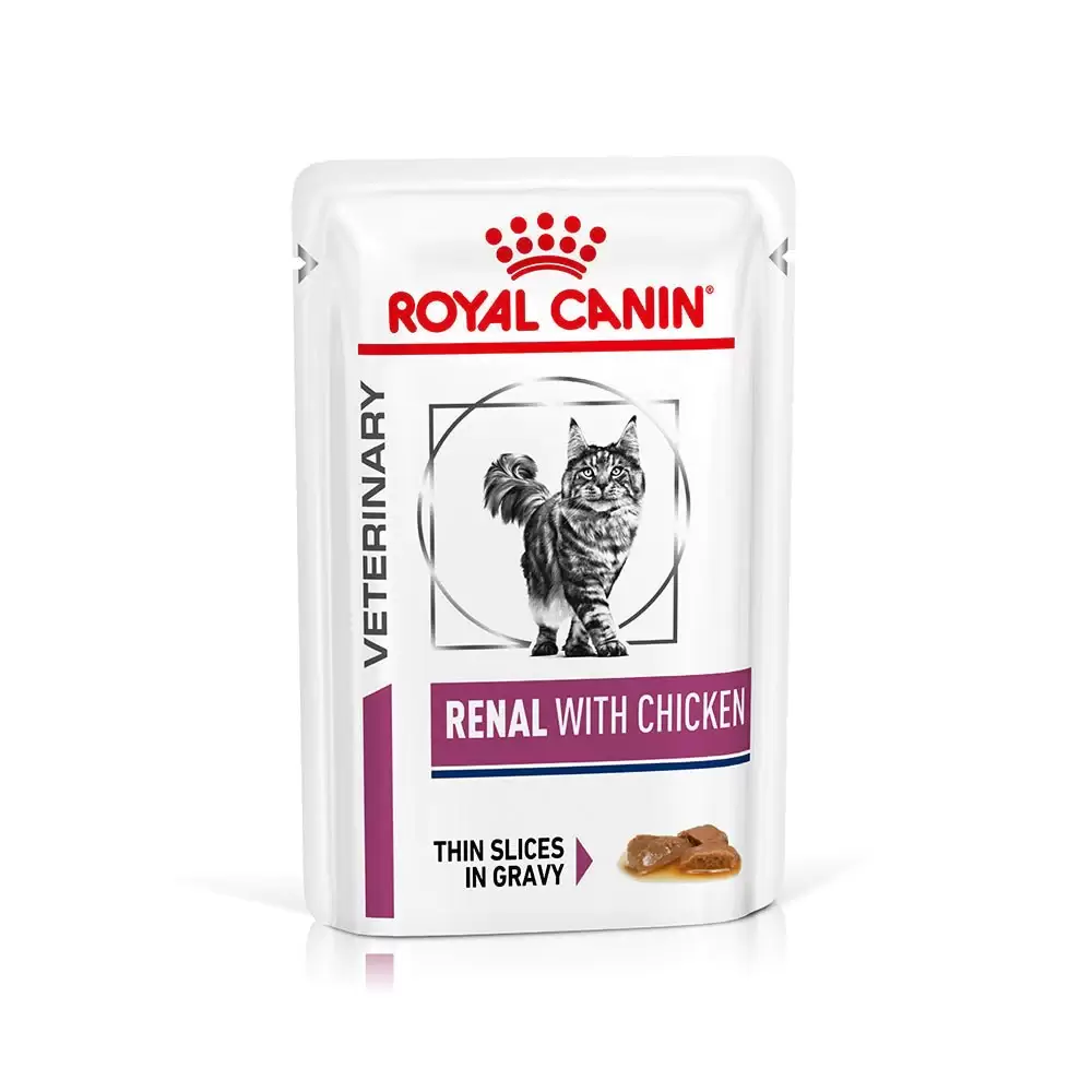 royal canin renal with chicken שימור לחתולים רנל - 85 גרם