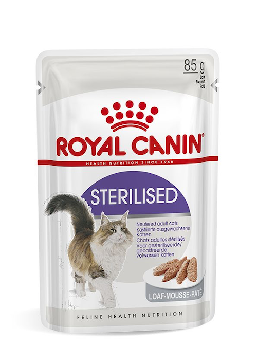 royal canin sterilised שימור לחתולים פטה - 85 גרם