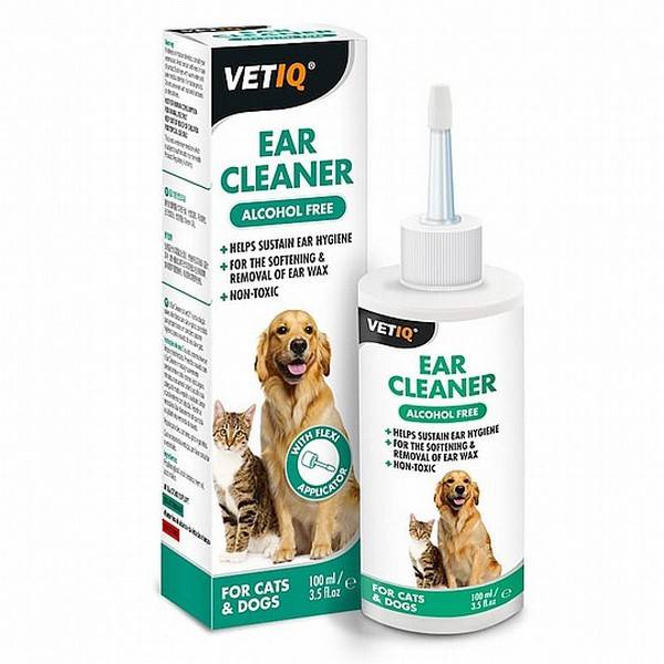 vetiq תכשיר ניקוי אוזניים לכלבים וחתולים - 100 מ"ל