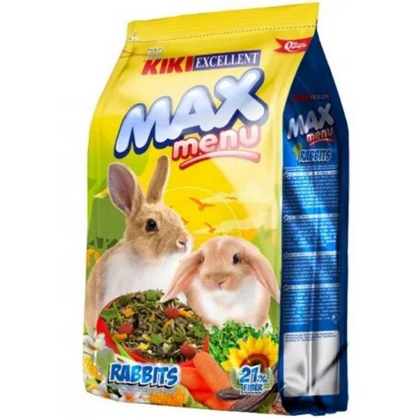 קיקי מזון לארנב 5 ק"ג KIKI Excellent Max Menu for Rabbit