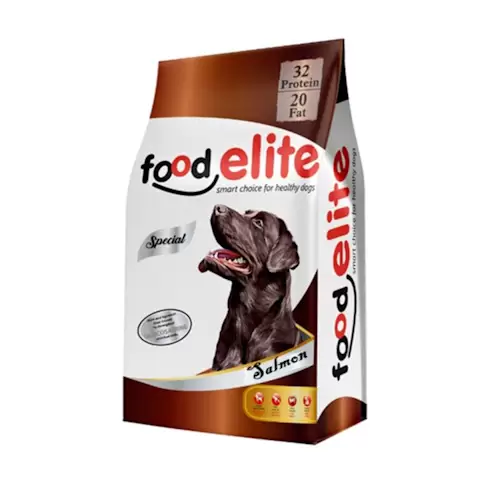 Food Elite מזון יבש לכלבים בוגרים עם סלמון ואורז 15 ק"ג