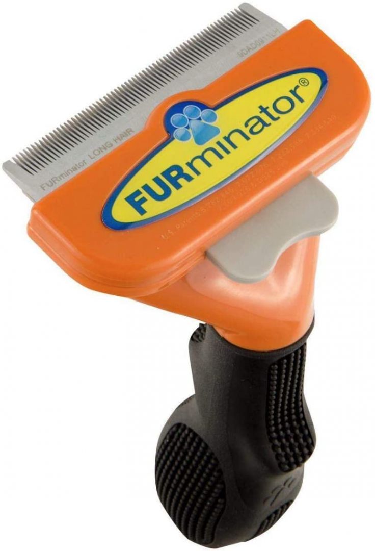 furminator מסרק לחתול קטן בעל פרווה ארוכה S